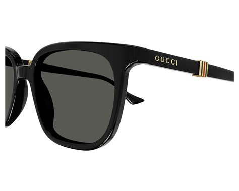 gucci 54|Gucci™ GG1493S 001 54 Black Sunglasses .